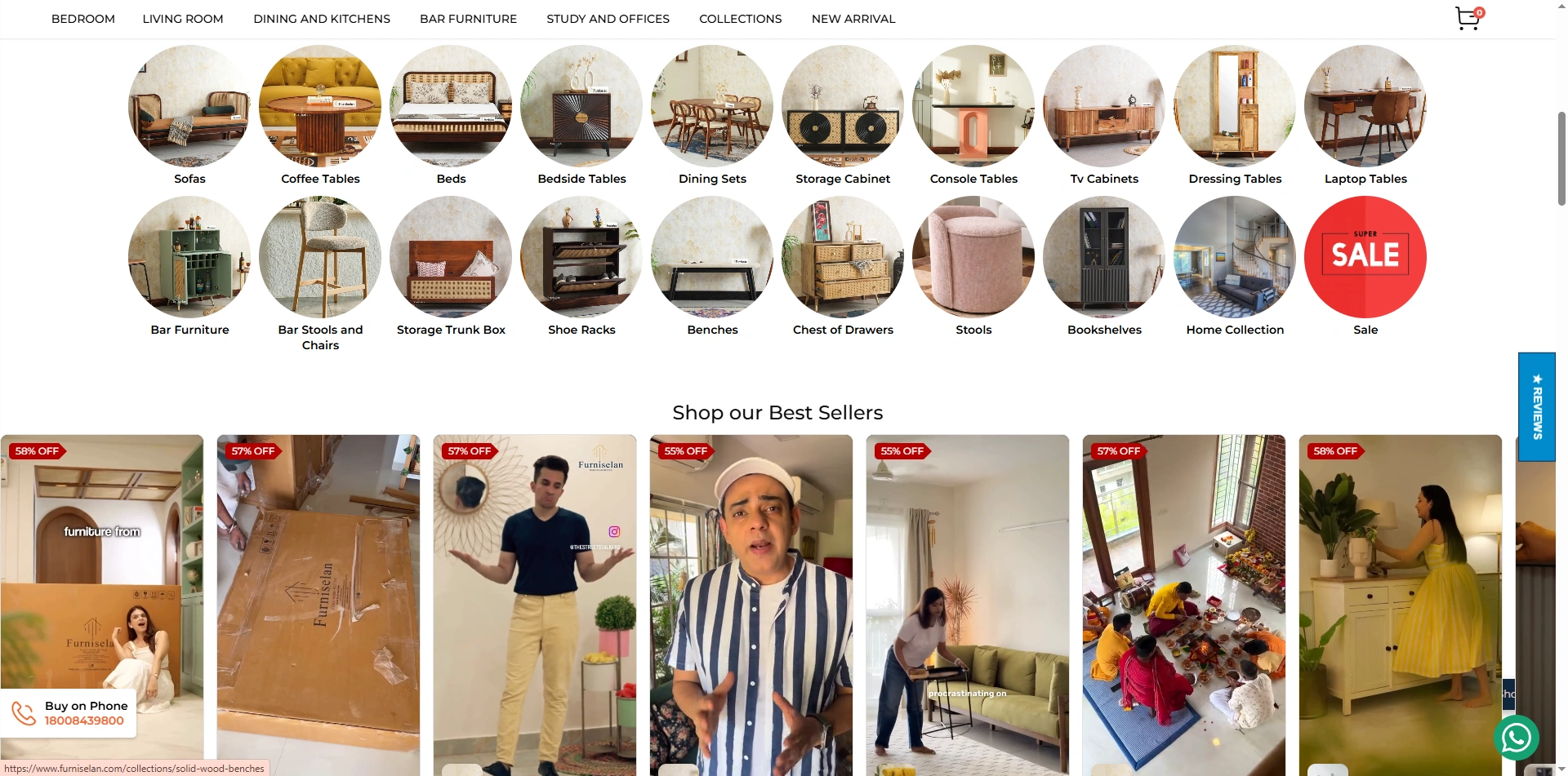 Homepage collection