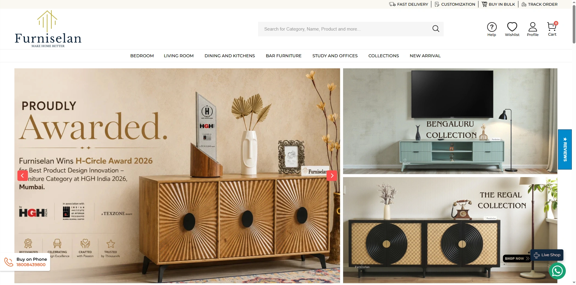 Furniselan – Online Furniture E-Commerce Store