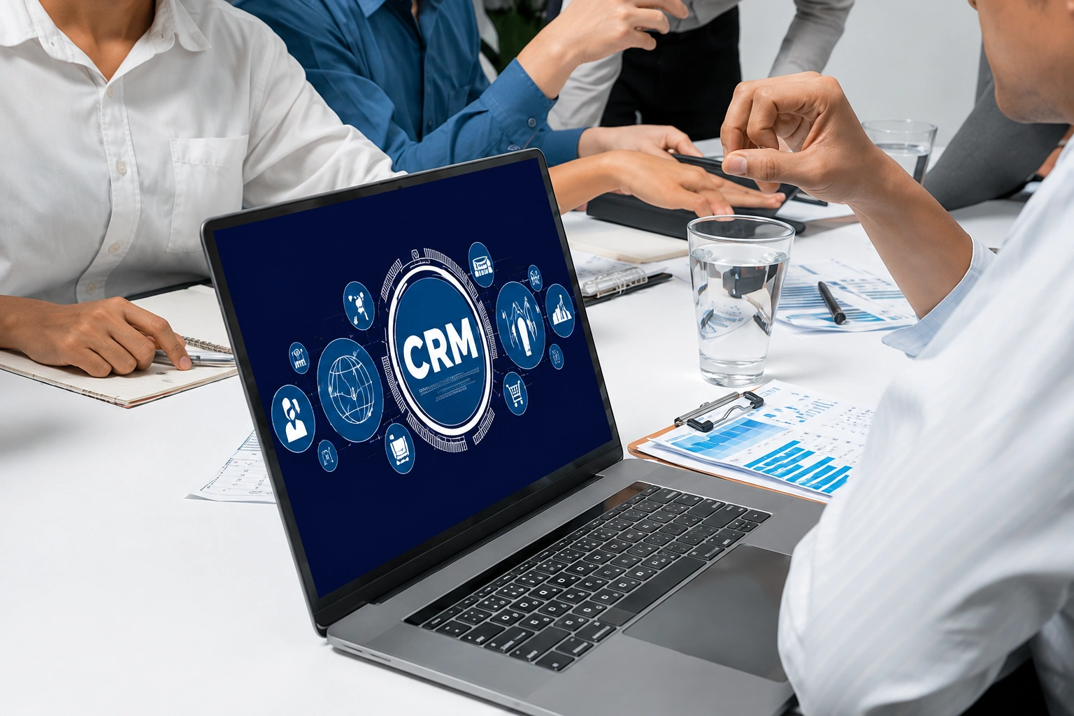 Custom CRM software development for sales and customer management