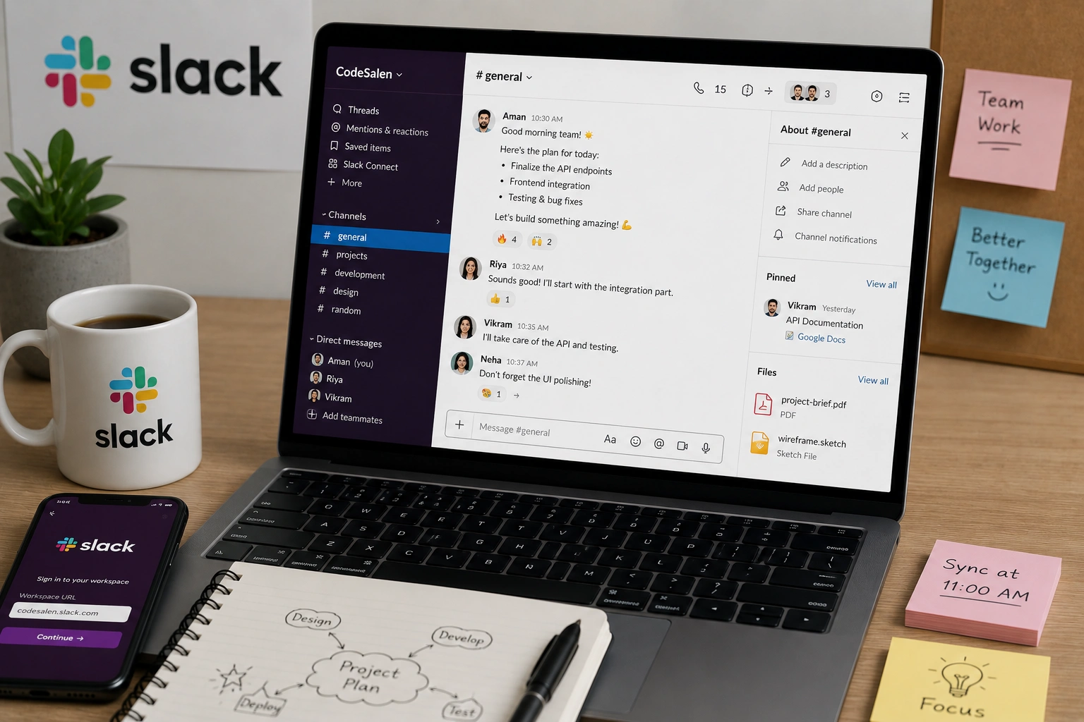 Slack development and enterprise team communication solutions