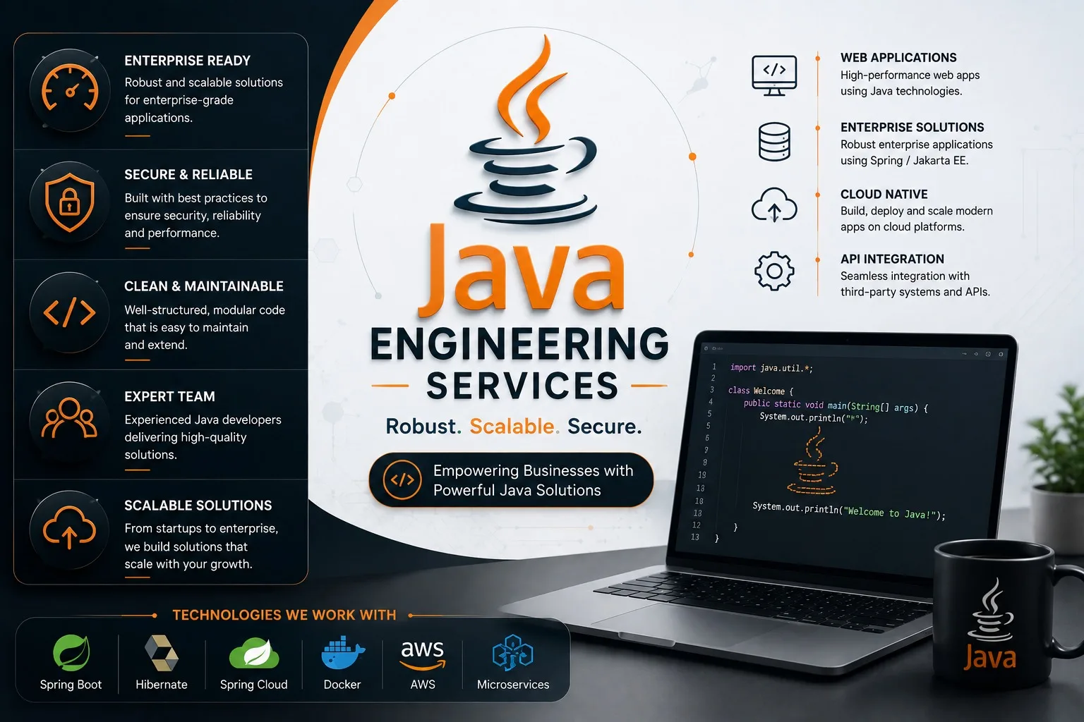 Java enterprise application development services