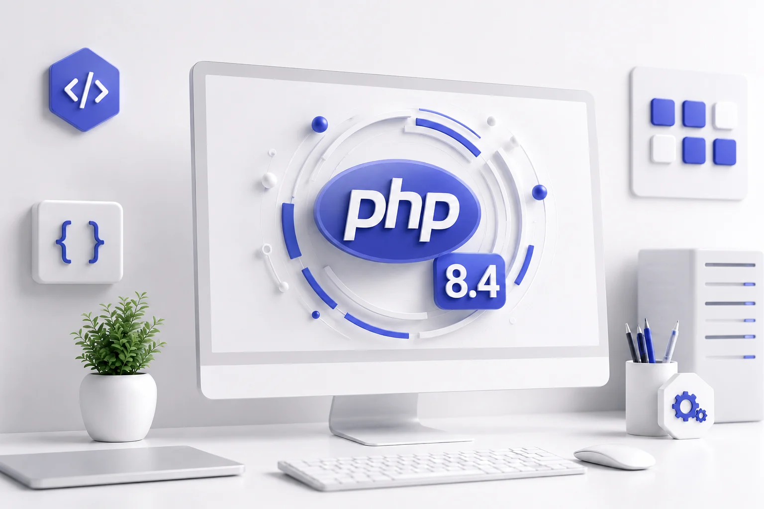 PHP 8.4 backend development and web application