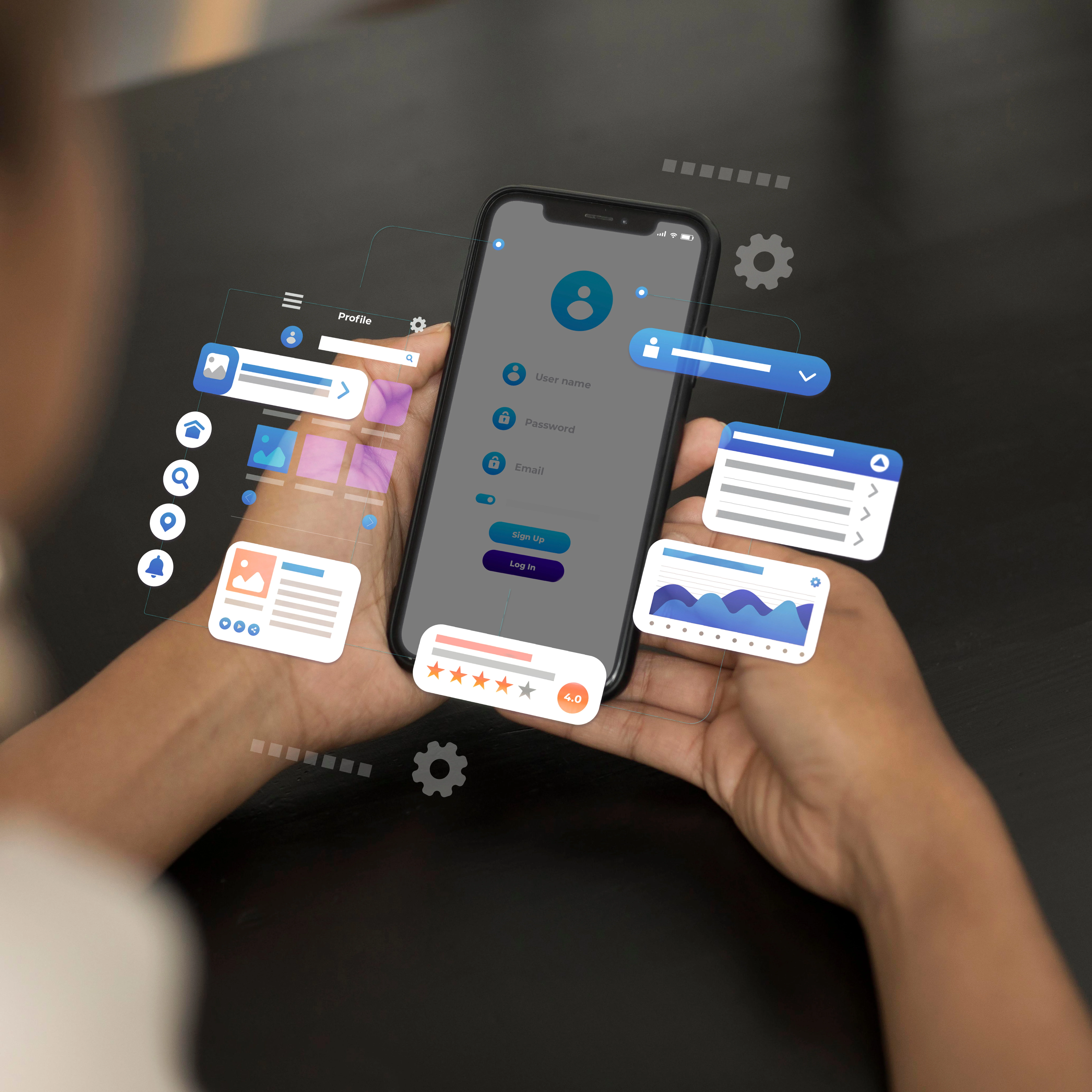 Flutter mobile app development services for Android and iOS