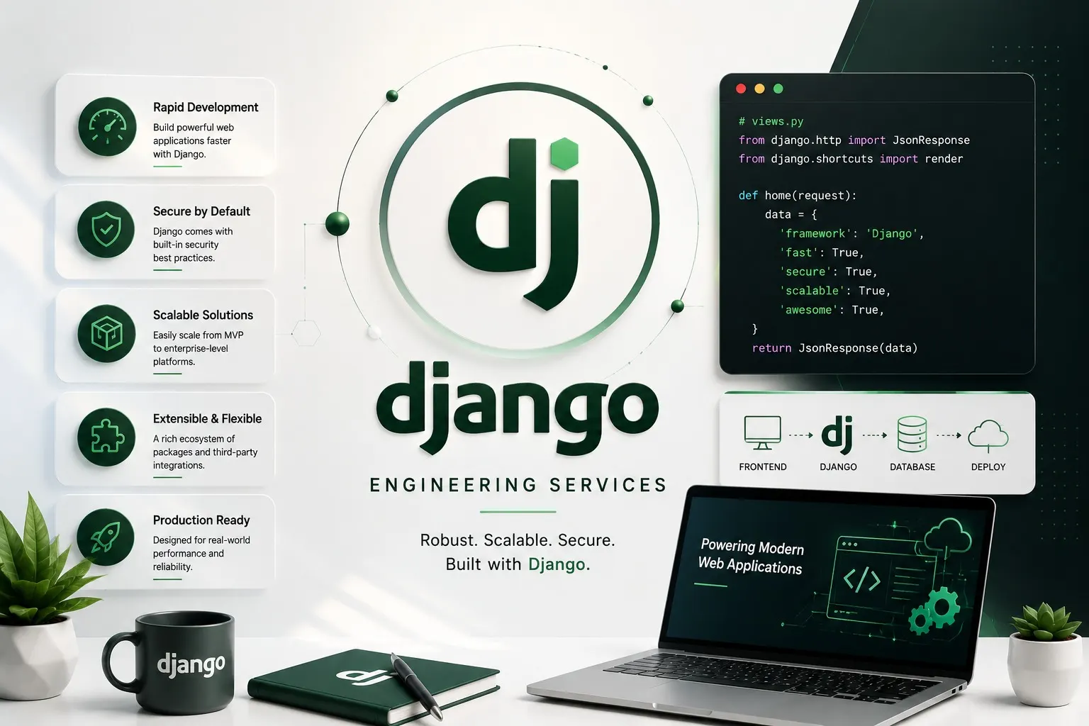 Django web development and backend engineering services