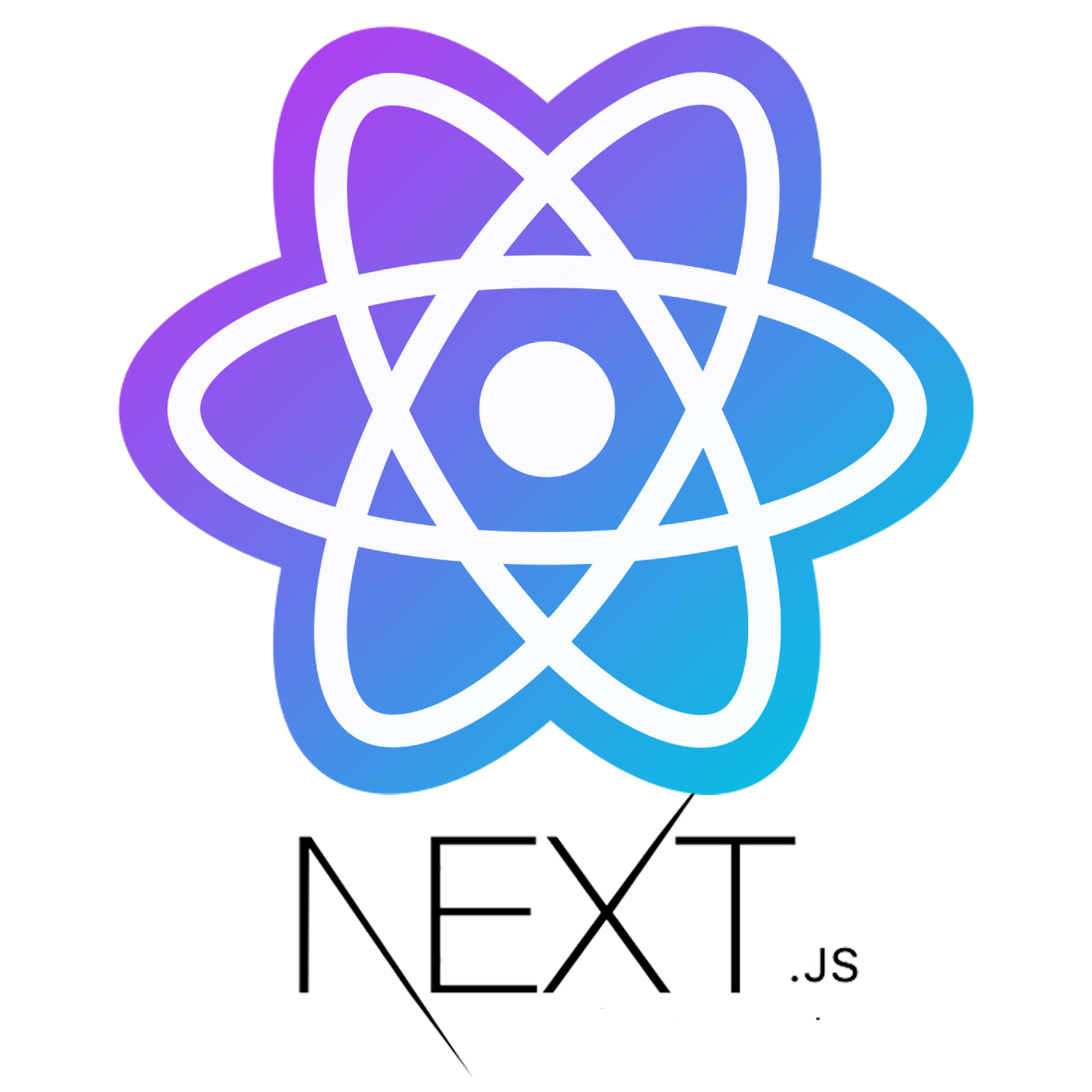 React and Next.js development technology logo