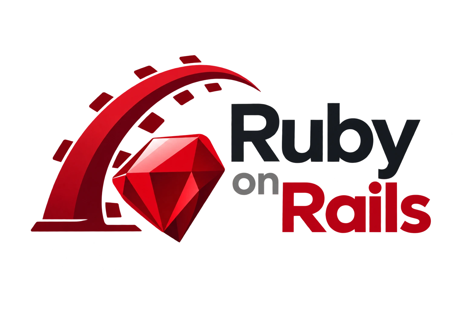 Ruby on Rails framework logo for web application development