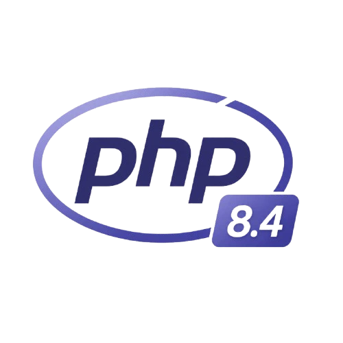 PHP 8.4 programming language logo