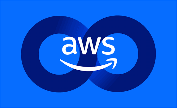 AWS cloud computing logo