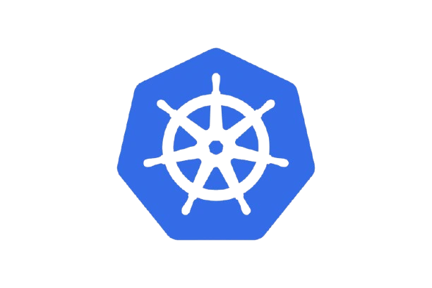 Kubernetes container orchestration platform logo