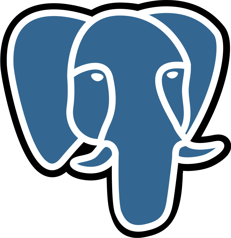 PostgreSQL database logo for development